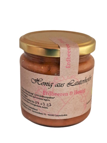 Erdbeeren & Honig 250g
