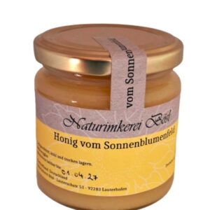 Bio-Honig vom Sonnenblumenfeld
